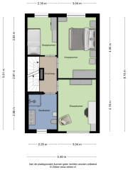 Plattegrond Lageweg 12 HOLTEN