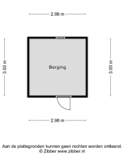 Plattegrond Tenerifestraat 28 ALMERE