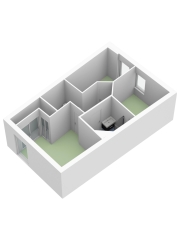 Plattegrond Lucky Lukestraat 55 ALMERE