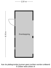 Plattegrond Paganinistraat 31 ALMELO