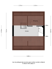 Plattegrond Paganinistraat 31 ALMELO