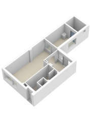 Plattegrond Paganinistraat 31 ALMELO