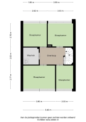 Plattegrond Paganinistraat 31 ALMELO