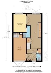 Plattegrond Maandagstraat 54 ALMERE