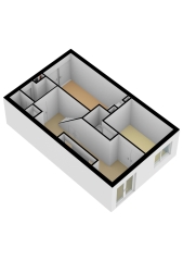 Plattegrond Maandagstraat 54 ALMERE