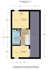 Plattegrond Maandagstraat 54 ALMERE