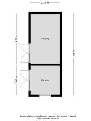 Plattegrond Rengersweg 86 B OENTSJERK