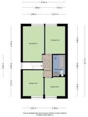 Plattegrond De Buizerd 46 ALMELO