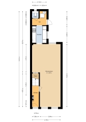 Plattegrond Generaal De la Reijstraat 14 HAARLEM