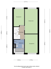 Plattegrond Vitóriadreef 21 UTRECHT