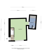 Plattegrond Tuinen 18 LEEUWARDEN