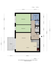 Plattegrond Nida Senffstraat 91 AMSTERDAM