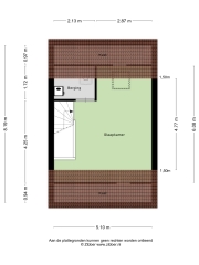 Plattegrond Oude Lentsebaan 1 a WERNHOUT