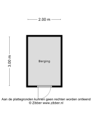 Plattegrond Oude Lentsebaan 1 a WERNHOUT