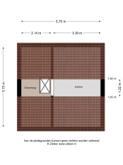 Plattegrond Spoordijkstraat 248 ENSCHEDE