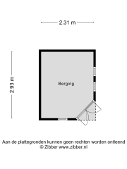 Plattegrond Zwaluwstraat 3 ENSCHEDE