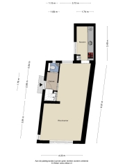 Plattegrond Nieuwstraat 123 ALMELO