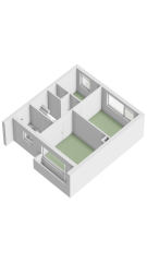 Plattegrond Händelstraat 10 ALMELO