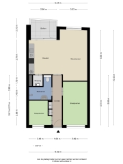 Plattegrond Frankrijkkade 26 ALMERE