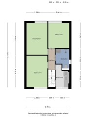 Plattegrond van Galenstraat 23 HAAKSBERGEN