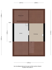 Plattegrond van Galenstraat 23 HAAKSBERGEN