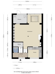Plattegrond Voortsweg 303 ENSCHEDE