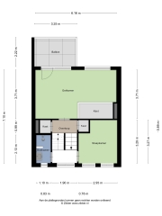 Plattegrond Voortsweg 303 ENSCHEDE