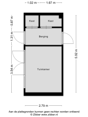 Plattegrond Voortsweg 303 ENSCHEDE