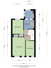 Plattegrond Kuipersdijk 213 ENSCHEDE