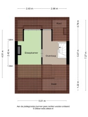 Plattegrond Kuipersdijk 213 ENSCHEDE