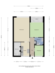 Plattegrond Paganinistraat 40 ALMELO
