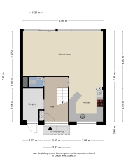 Plattegrond Chet Bakerstraat 16 AMSTERDAM