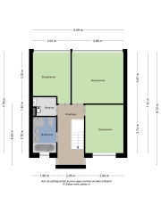 Plattegrond Chet Bakerstraat 16 AMSTERDAM