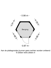Plattegrond Chet Bakerstraat 16 AMSTERDAM