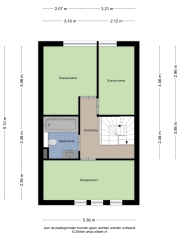 Plattegrond Erasmuslaan 3 F HAARLEM