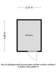 Plattegrond Ida Gerhardtstraat 13 ALMERE