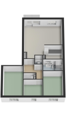 Plattegrond Lourdeshof 2 EINDHOVEN
