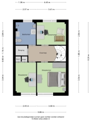 Plattegrond Madridplantsoen 2 HAARLEM
