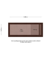 Plattegrond Madridplantsoen 2 HAARLEM