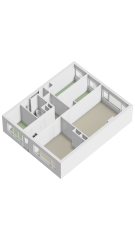 Plattegrond Rietstraat 288 ALMELO