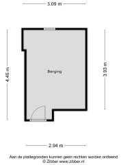 Plattegrond Rietstraat 288 ALMELO