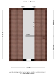 Plattegrond Veldhoekseweg 17 HENGELO (GLD)