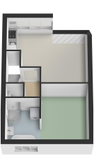 Plattegrond St Hubertusstraat 54 A EINDHOVEN