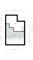 Plattegrond St Hubertusstraat 54 A EINDHOVEN