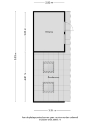 Plattegrond Gronausestraat 74 ENSCHEDE