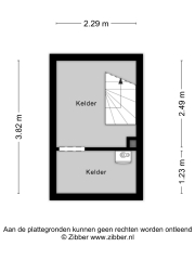 Plattegrond Gronausestraat 74 ENSCHEDE
