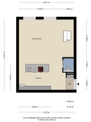 Plattegrond Krocht 17 HAARLEM