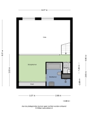 Plattegrond Krocht 17 HAARLEM