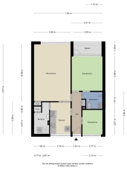 Plattegrond Ravelstraat 38 ALMELO
