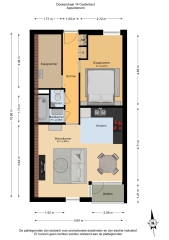 Plattegrond Donkerstraat 14 OOSTERHOUT